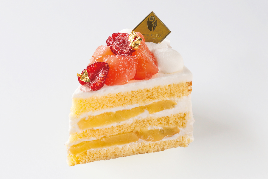 ローズホテル横浜｜Patisserie Milly La Forêt ｜季節の桃ショートケーキ